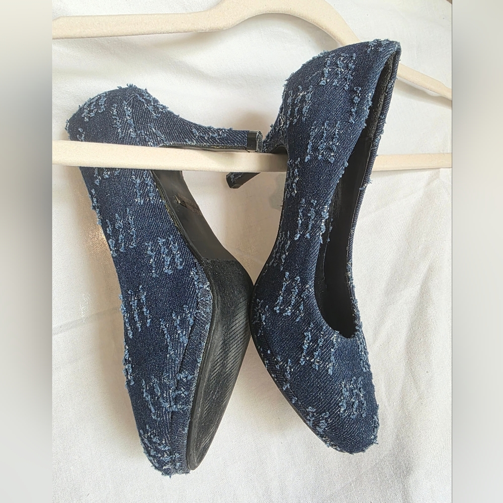 Baby Phat Blue Heels Elegant Design
